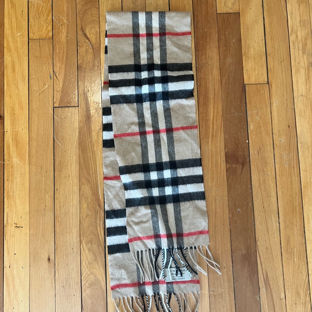 Authentic Burberry Kids Check Scarf - Like New